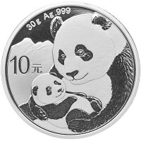 China Panda 2019 30 Gramm Silber