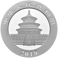 China Panda 2019 30 Gramm Silber