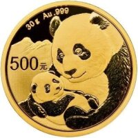 China Panda 2019 30 Gramm Gold