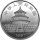 China Panda 1991 1 oz Silber ohne Serifen - Original Folie
