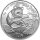 China Panda 1994 1 oz Silber breite Jahreszahl - Original Folie