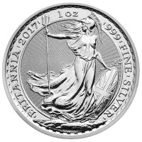 UK Britannia 2017 1 oz Silber