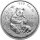 China Panda 1996 1 oz Silber große Jahreszahl - Original Folie