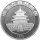 China Panda 1998 1 oz Silber enge Jahreszahl mit Serifen - Original Folie