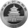 China Panda 2002 1 oz Silber - Original Folie