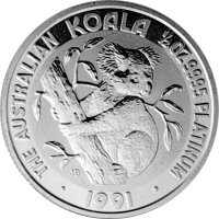 Australien Koala 1991 1/2 oz Platin