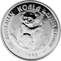 Australien Koala 1993 1/10 oz Platin