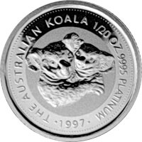Australien Koala 1997 1/20 oz Platin