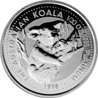 Australien Koala 1998 1/20 oz Platin