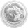 Australien Lunar II 2012 Jahr des Drachen 1 oz Silber - Privy Mark Löwe