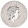 Australien Lunar II 2017 Jahr des Hahns 1 oz Silber - Privy Mark Löwe