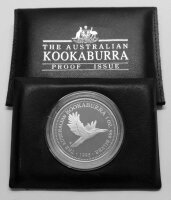 Australien Kookaburra 1995 1 oz Silber - Polierte Platte