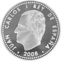 Spanien 10 Euro 2008 König Alfonso X. der Weise - Silber PP