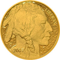 USA American Buffalo 2009 - West Point (W) 1 oz Gold Polierte Platte