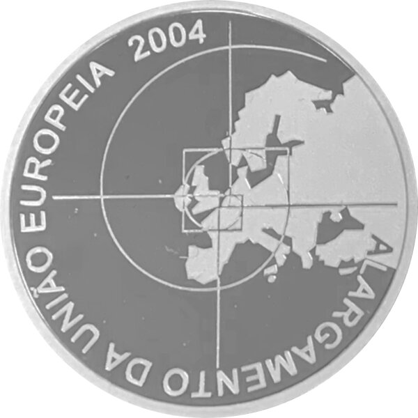 Portugal 8 Euro 2004 Erweiterung der Europäischen Union - 1 oz Silber PP