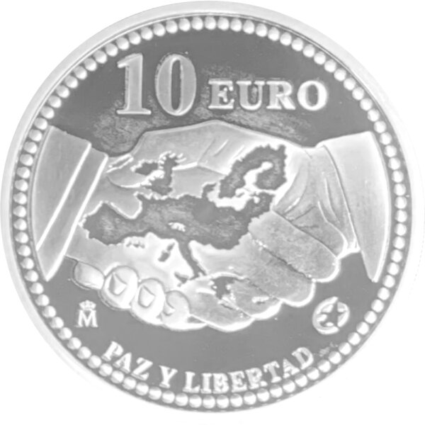 Spanien 10 Euro 2005 60 Jahre Frieden und Freiheit - Silber PP