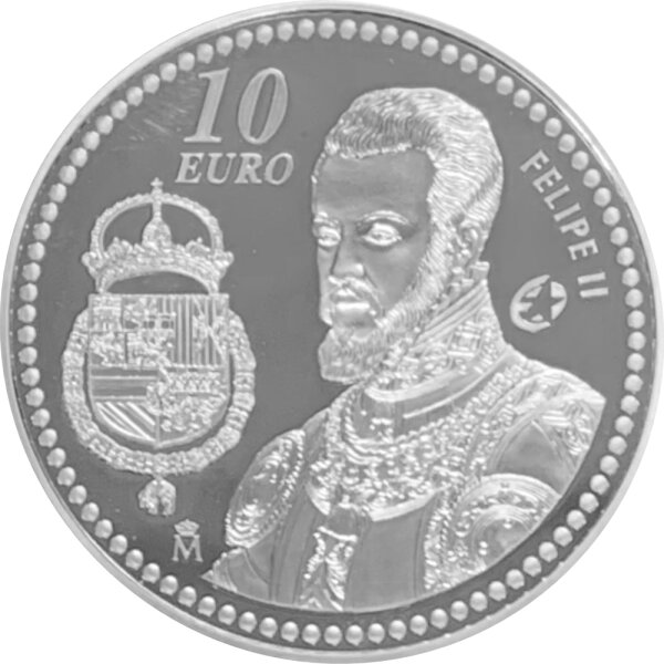 Spanien 10 Euro 2009 König Philipp II. - Silber PP