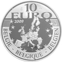 Belgien 10 Euro 2009 - Erasmus von Rotterdam