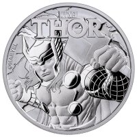 Tuvalu Marvel 2. Ausgabe 2018 Thor 1 oz Silber - Blisterkarte
