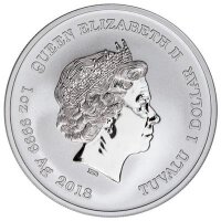 Tuvalu Marvel 3. Ausgabe 2018 Black Panther 1 oz Silber - Blisterkarte