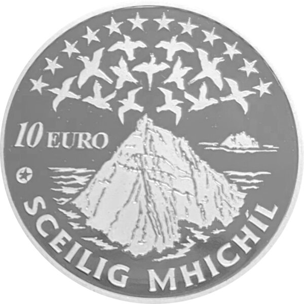 Irland 10 Euro 2008 Sceilig Mhichil - Silber PP