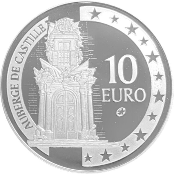 Malta 10 Euro 2008 Auberge de Castille - Silber PP