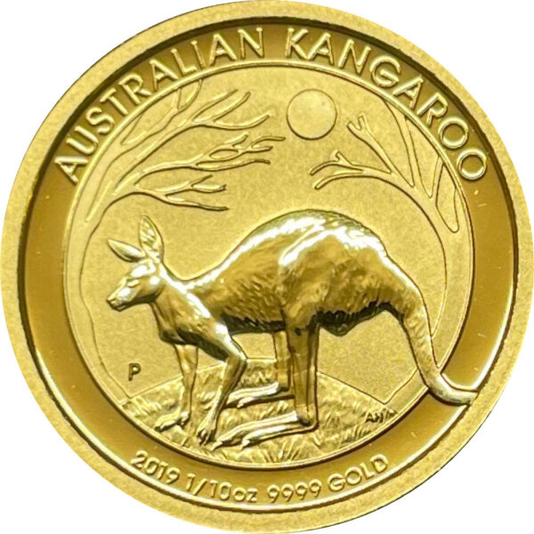 Australien Känguru 2019 1/10 oz Gold