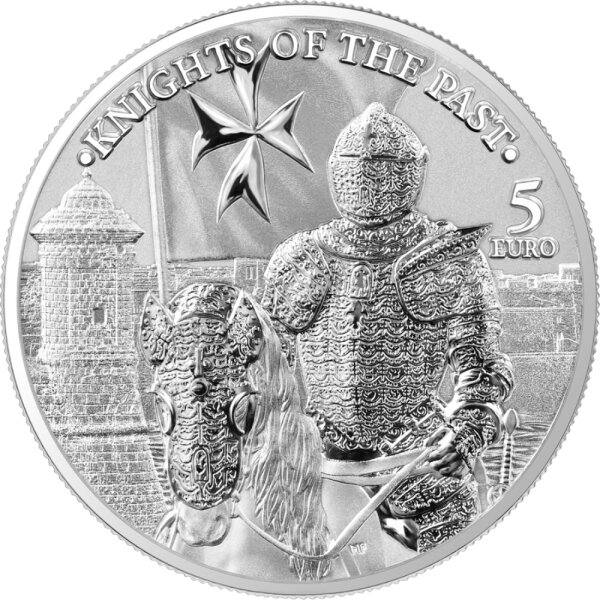 Malta Knights of the Past 3. Ausgabe 2023 Ritter von Malta 1 oz Silber
