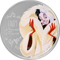 Niue Disney Villains - Cruella de Vil 2018 1 oz Silber I...
