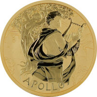 Tuvalu Olympische Götter 9. Ausgabe Apollo 2023 1 oz...