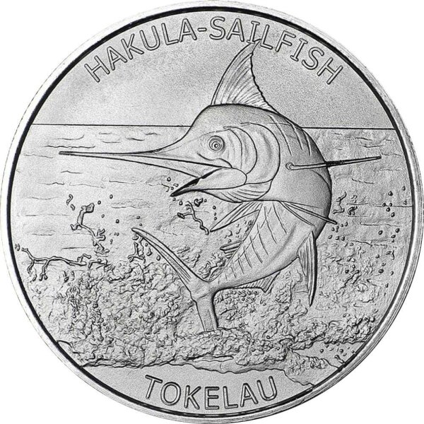 Tokelau Segelfisch 2016 1 oz Silber