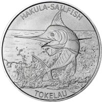 Tokelau Segelfisch 2016 1 oz Silber