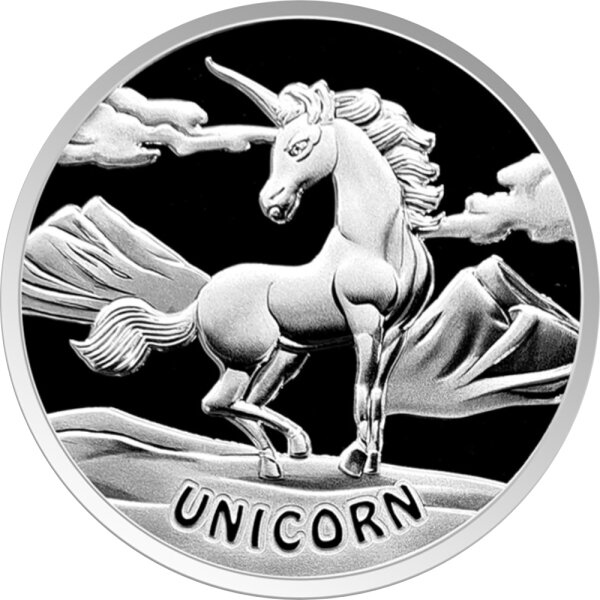 Fiji Asian Mythical Creatures 2. Ausgabe 2023 Unicorn 1 oz Silber