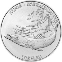 Tokelau Barracuda 2017 1 oz Silber