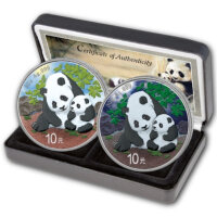China Panda 2024 30 Gramm Silber - Day and Night