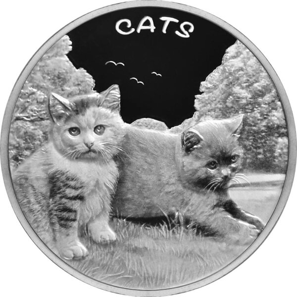 Fiji CATS 3. Ausgabe 2024 1 oz Silber | Prooflike - Originalfolie