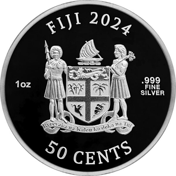 フィジー　猫　銀　1oz 銀貨】庭猫 フィジー 2022年 1オンス シルバーコイン カラー版