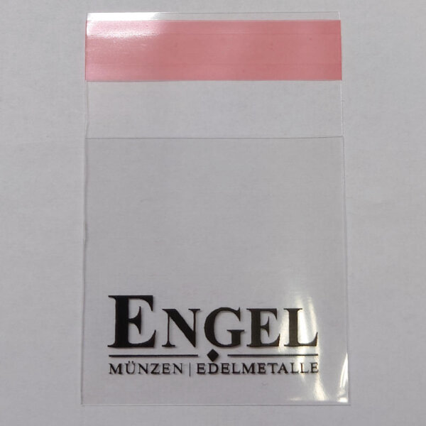Münztasche "Münzen Engel"  für Münzen bis Ø 46 mm - mit Klebelasche
