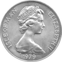 Isle of Man 1 Crown 1979 - 1000 Jahre Tynwald "Flämische Karacke" - Silber