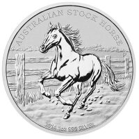 Australien Stock Horse 2014 1 oz Silber