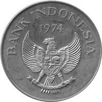 Indonesien 5000 Rupiah 1974 Orang-Utan - Silber