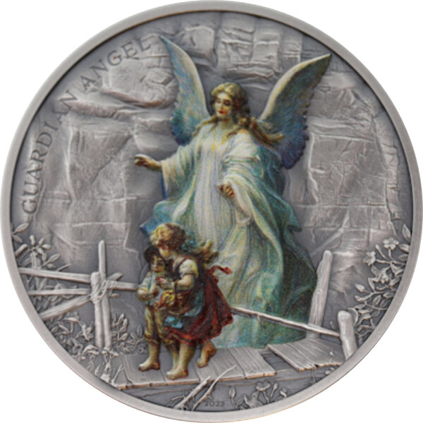 Cook Islands Schutzengel - Guardian Angel 2023 1 oz Silber | Ultra High Relief