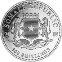 Somalia Elefant 2018 1 oz Silber