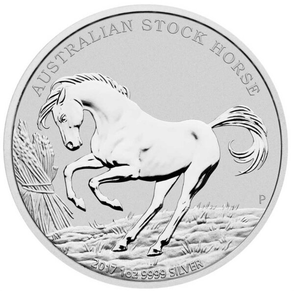 Australien Stock Horse 2017 1 oz Silber