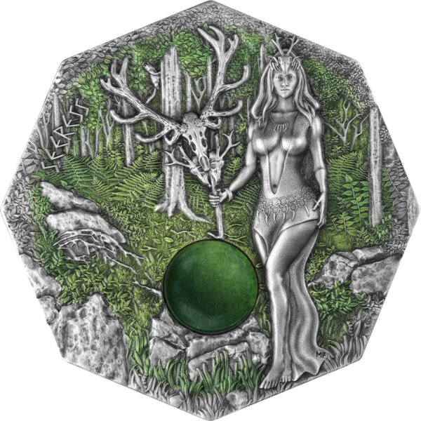 Round Witchcraft - Seeress 2023 2 oz Silber | Ultra High Relief