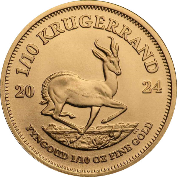 Südafrika Krügerrand 2024 1/10 oz Gold