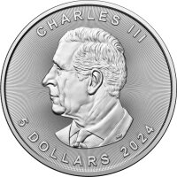 Kanada Maple Leaf 2024 1 oz Silber