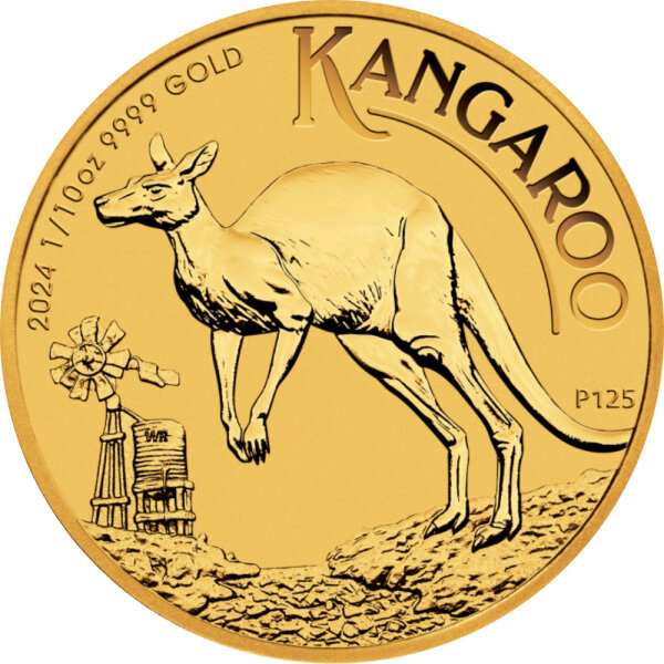 Australien Känguru 2024 1/10 oz Gold