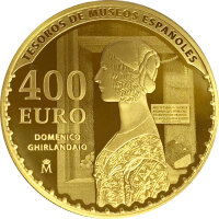 Spanien 400 Euro 2017 Henry VIII Hans Holbein Gold PP
