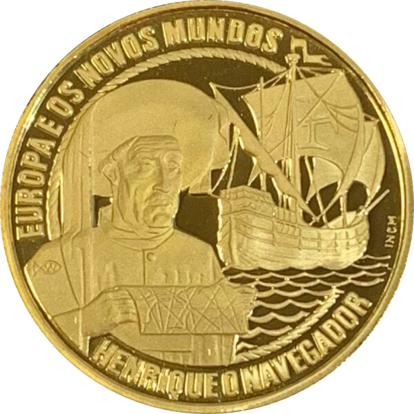 Portugal 200 Ecu 1991 Heinrich der Seefahrer 1/4 oz Gold PP